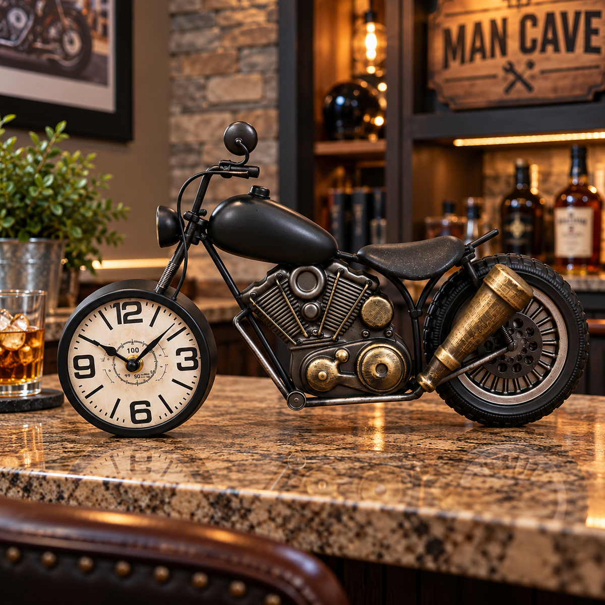 Motorcycle Clock