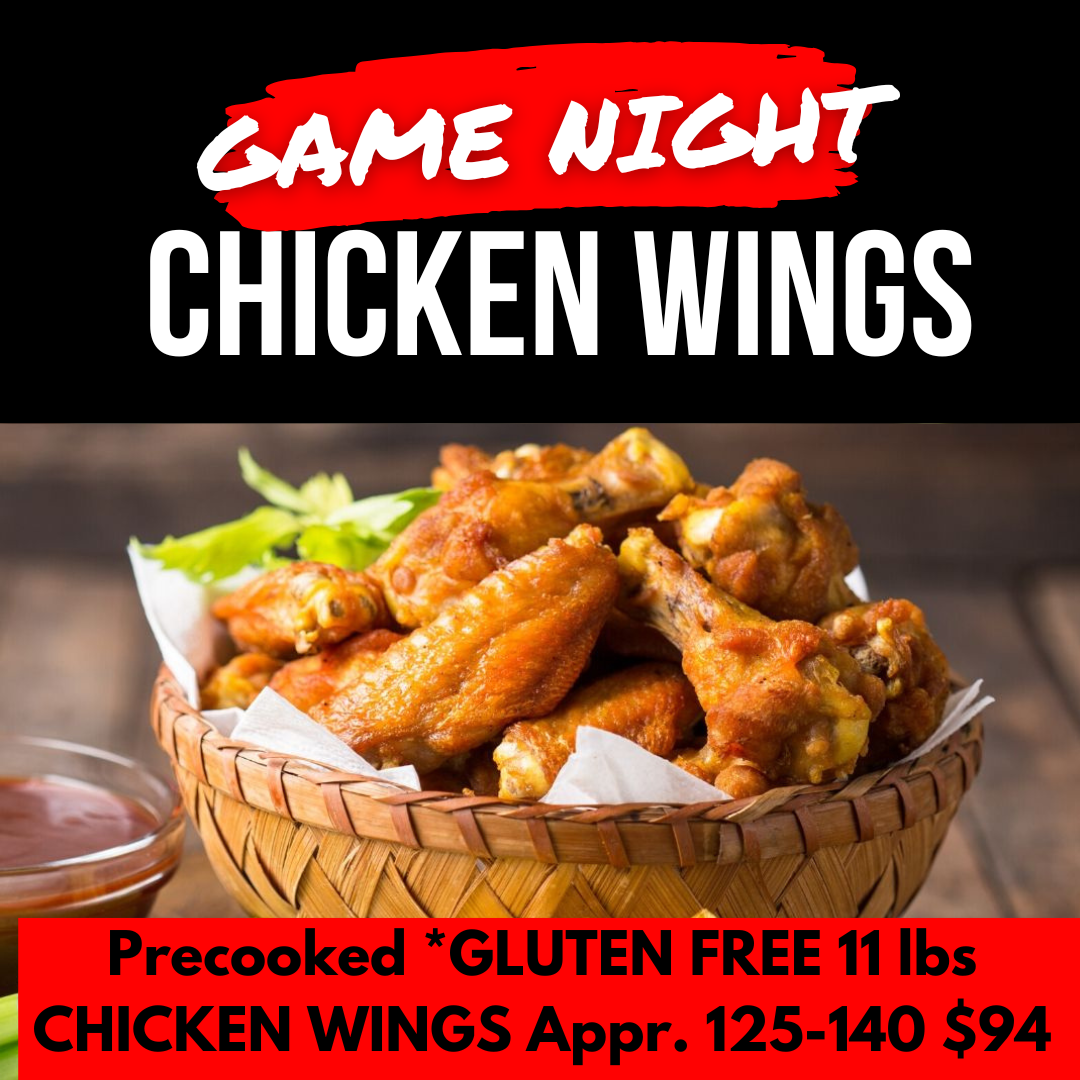 WINGIN' IT Case Precooked Chicken Wings  11lbs  *GLUTEN FREE