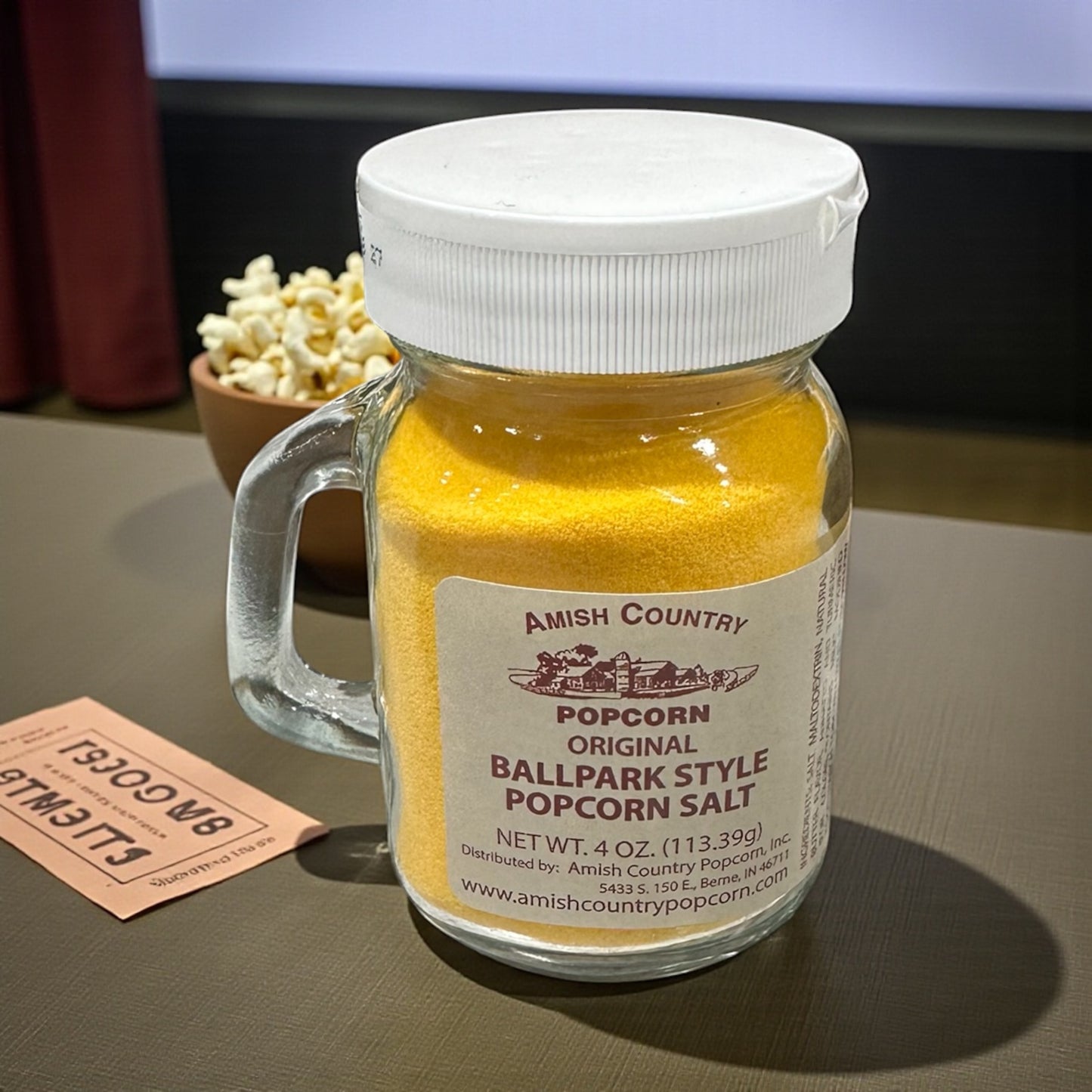 Amish Country Popcorn Buttery Fine Salt