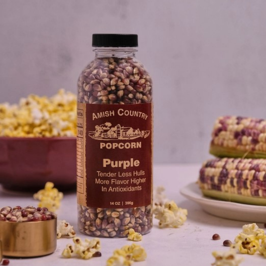Amish Country Popcorn | Purple Popcorn Kernels