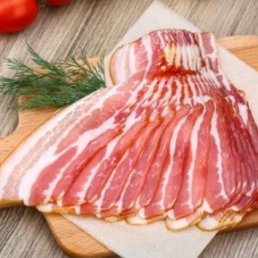 CASE "FRESH" Naturally Smoked Bacon 5kg (11 lbs)