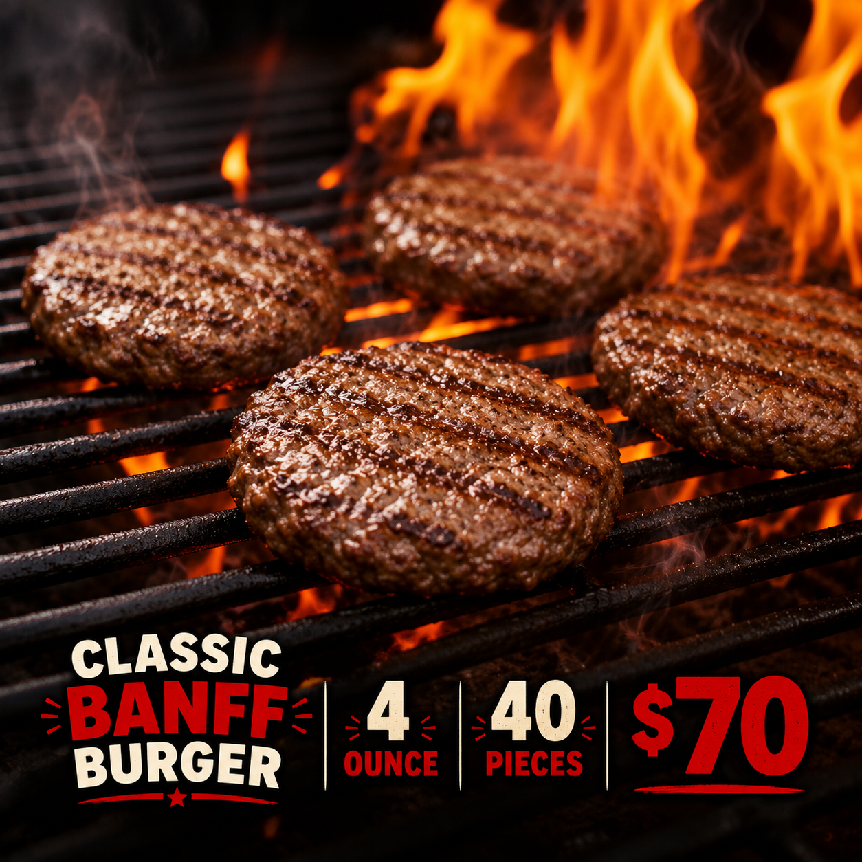 Banff Classic Burger Patty 4 oz