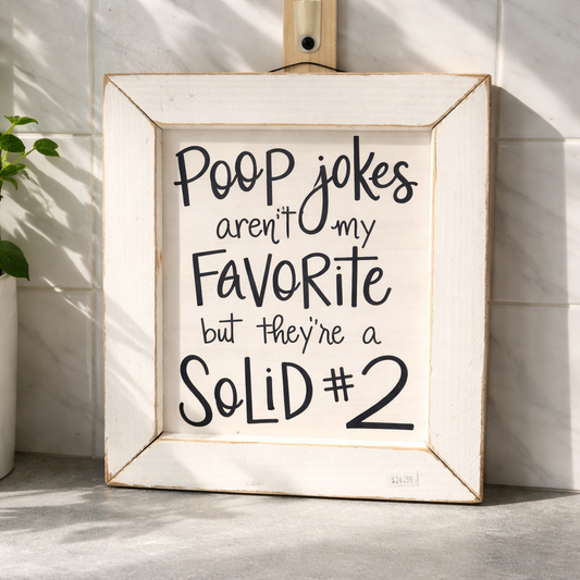 Jan Michaels Bathroom Sign Poop Jokes Aren't My Favorite