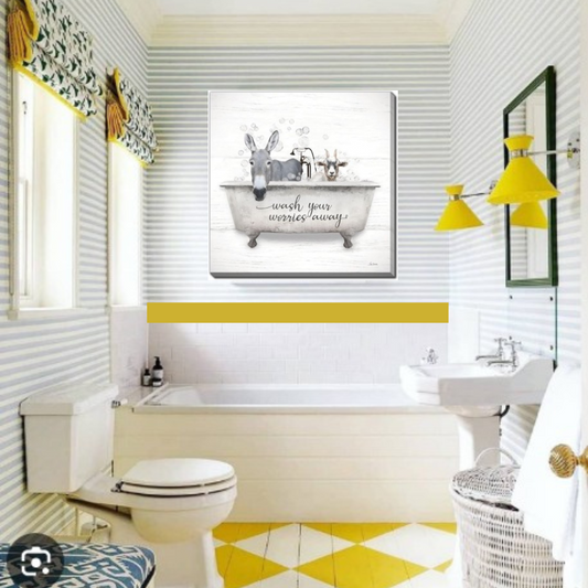 Streamline Art Wash Your Worries Away