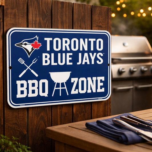 Toronto Blue Jays BBQ Zone Sign