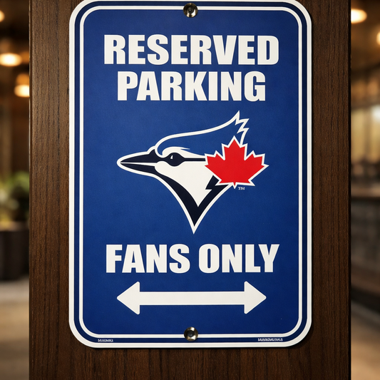 Toronto Blue Jays Reserved Parking Sign
