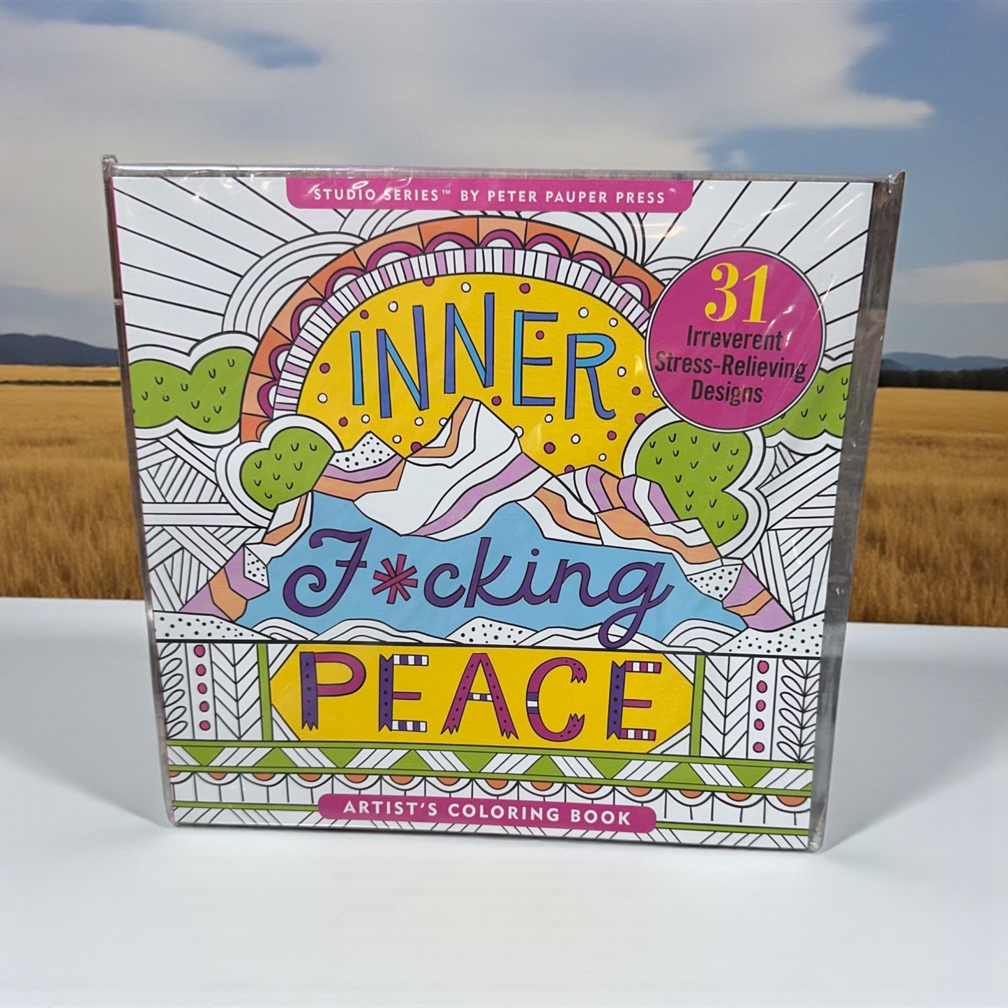 Inner Fucking Peace Adult Coloring Book