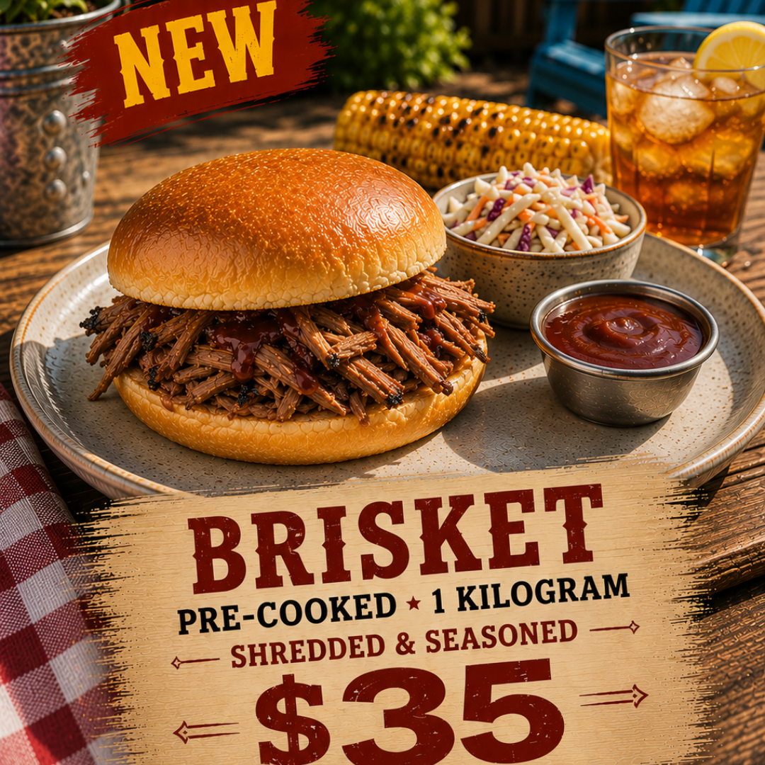 New! Brisket Shredded Preooked