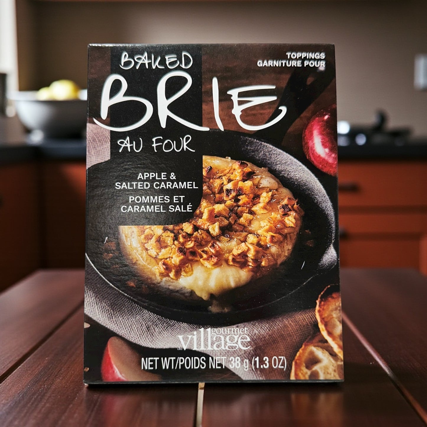 Baked Brie Apple Salted Carmel