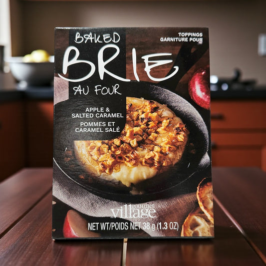 Baked Brie Apple Salted Carmel