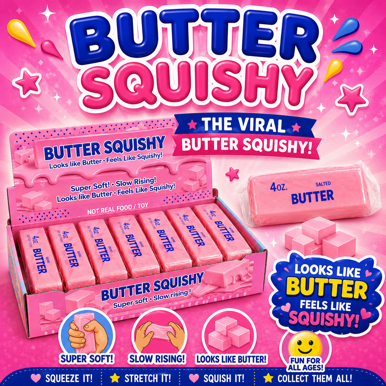 ARRIVING WEDNESDAY Butter Squishy Pink