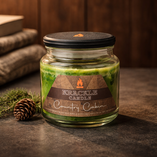 Krackle Candle Country Cabin 16 oz
