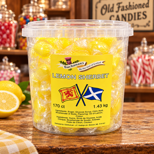 Retro Candy Lemon Sherbet Hard Candies (3 pc)