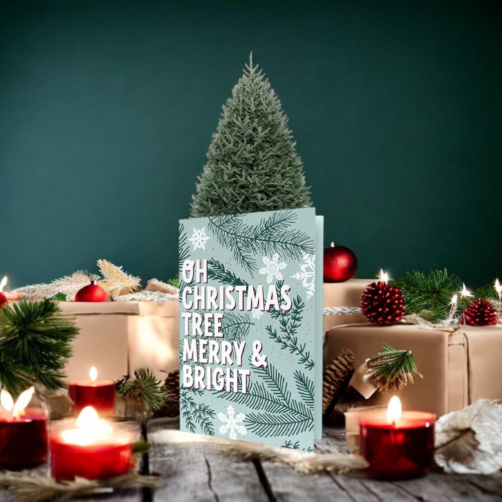 Greeting Card Oh Christmas Tree