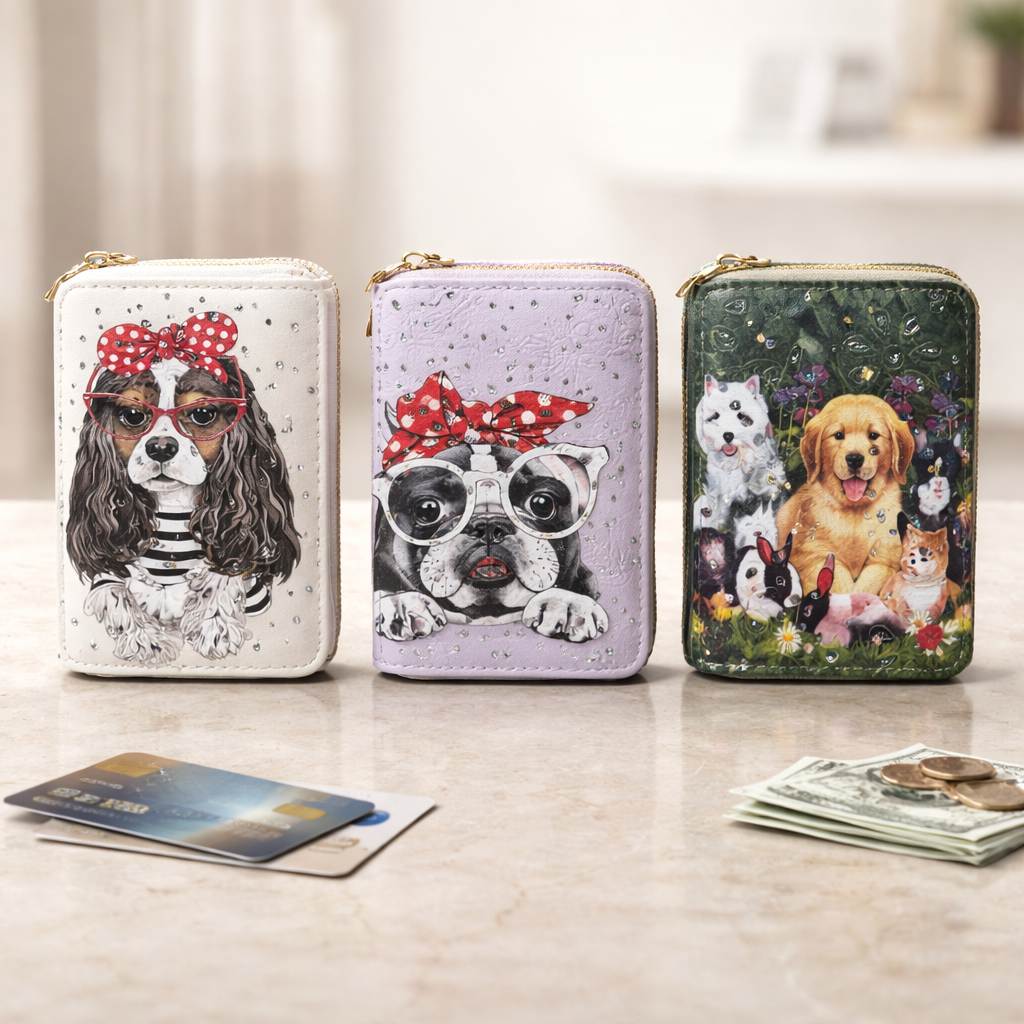Summer Card Holder Dog Lover