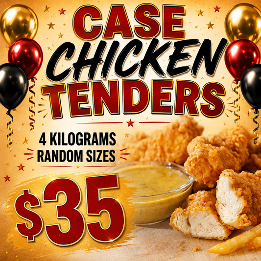 BIRTHDAY SUPERSALE! CASE Chicken Tenders 4 kg