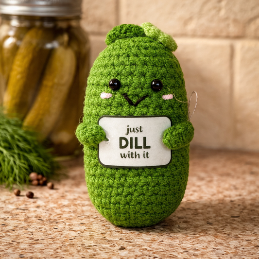 Inspirational Crochet Friends Dill PIckle