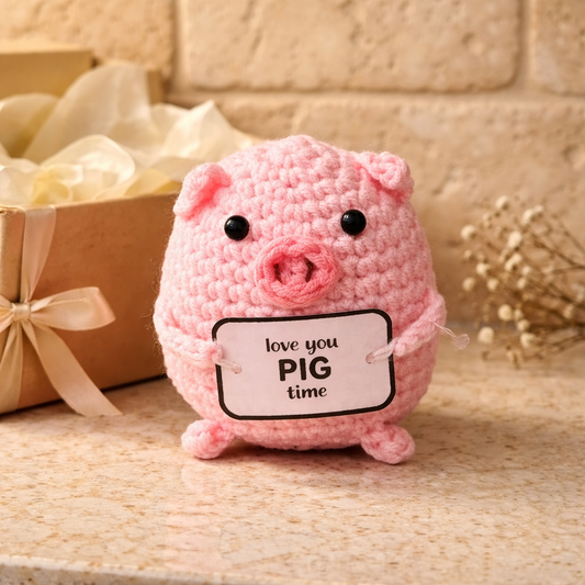 Inspirational Crochet Friends Pig