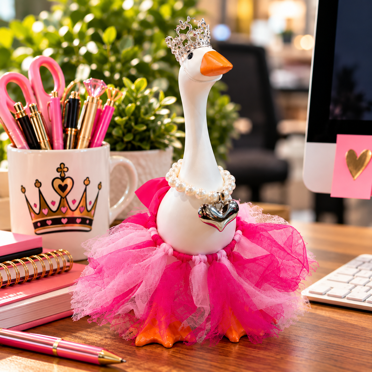 NEW! Gordy Desk Porch Goose Outfit Queen
