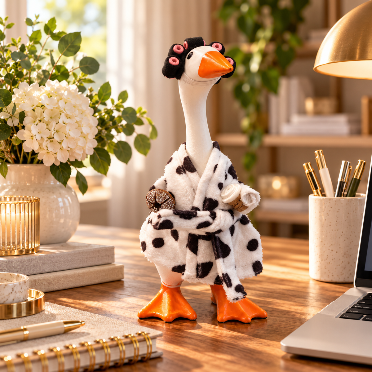 NEW! Gordy Desk Porch Goose Outfit Robe