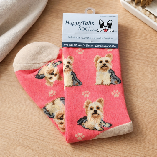 Happy Tails Unisex Socks Yorkie