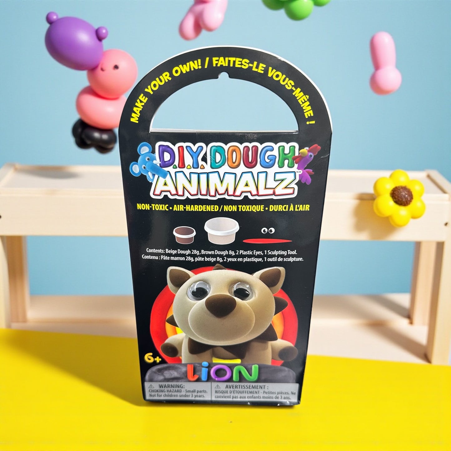 DIY Dough Animals Lion
