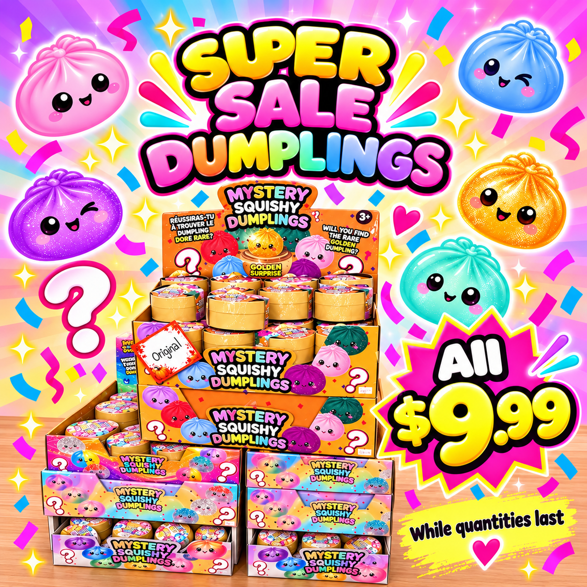 SUPERSALE!  Basic Everyday Dumplings (so many to choose from)