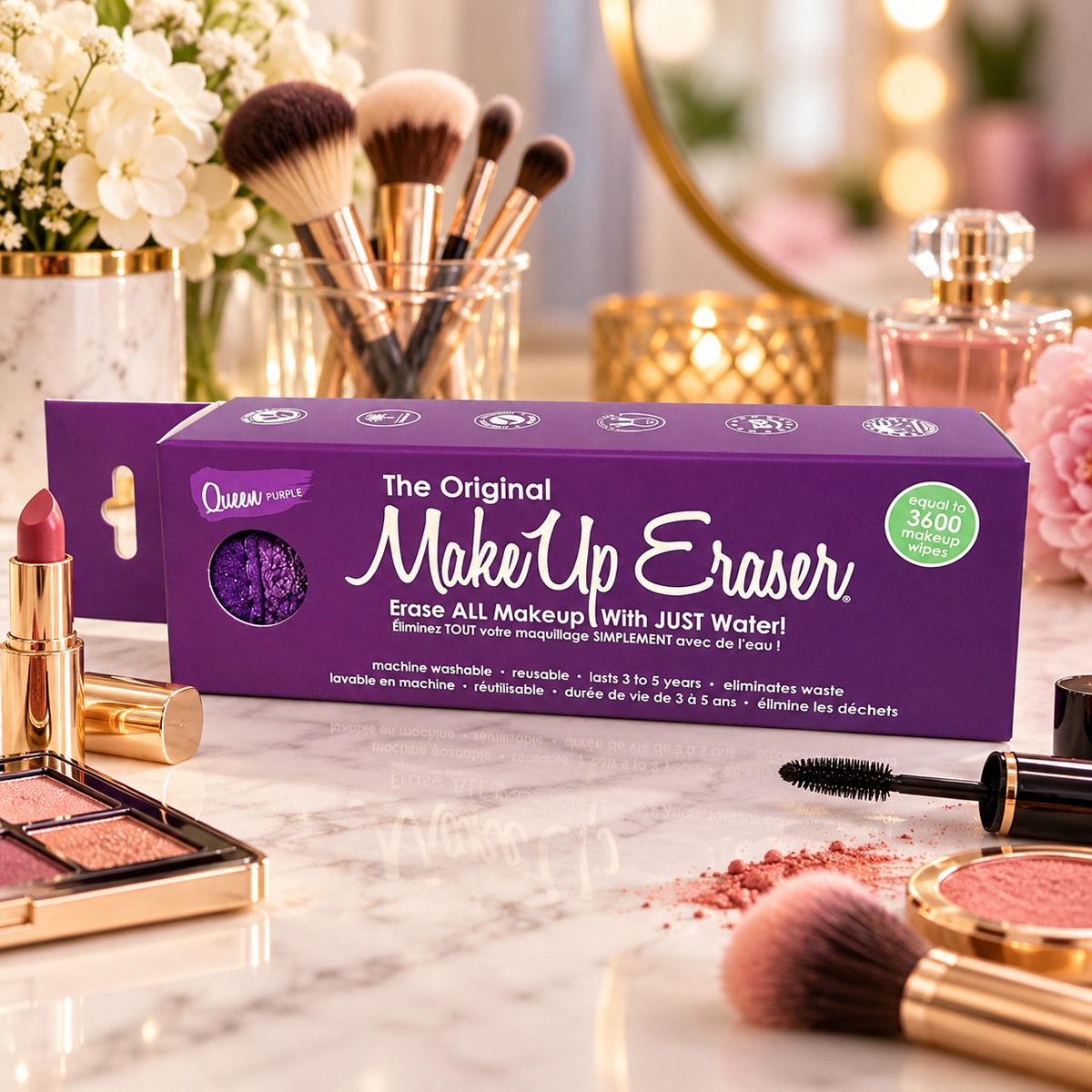 SUPERSALE Make-Up Eraser Purple