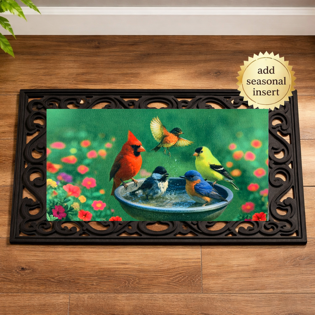 Evergreen Mat Insert Birdbath