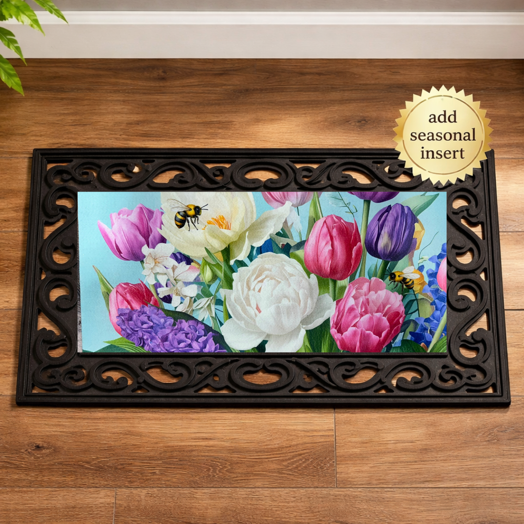 Evergreen Mat Insert Tulips