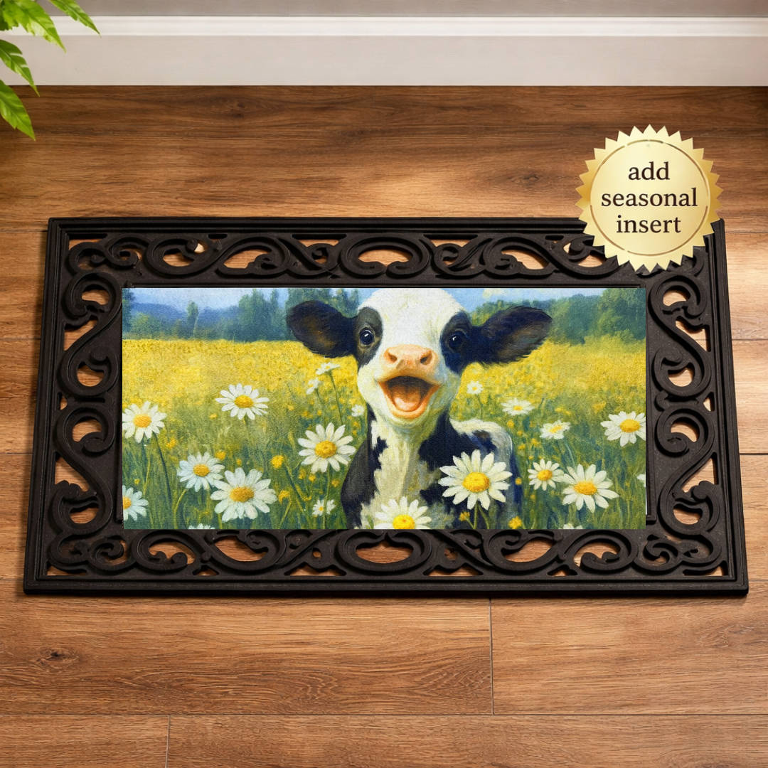Evergreen Mat Insert Cow