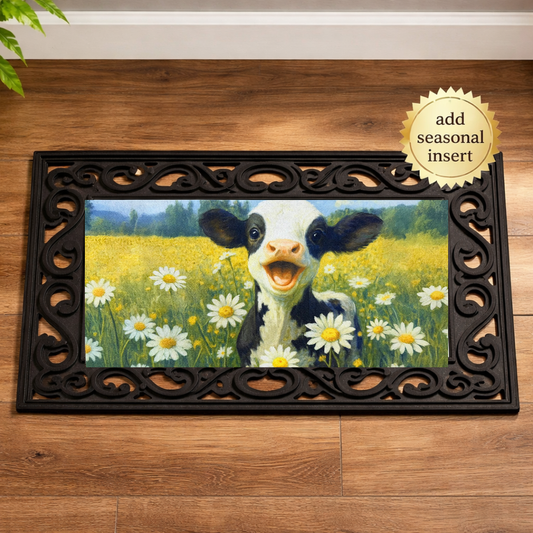 Evergreen Mat Insert Cow