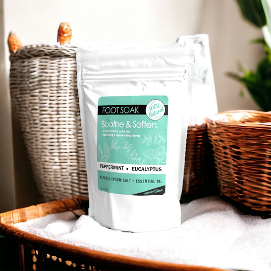 Foot Soak Peppermint & Eucalyptus | 100% Natural