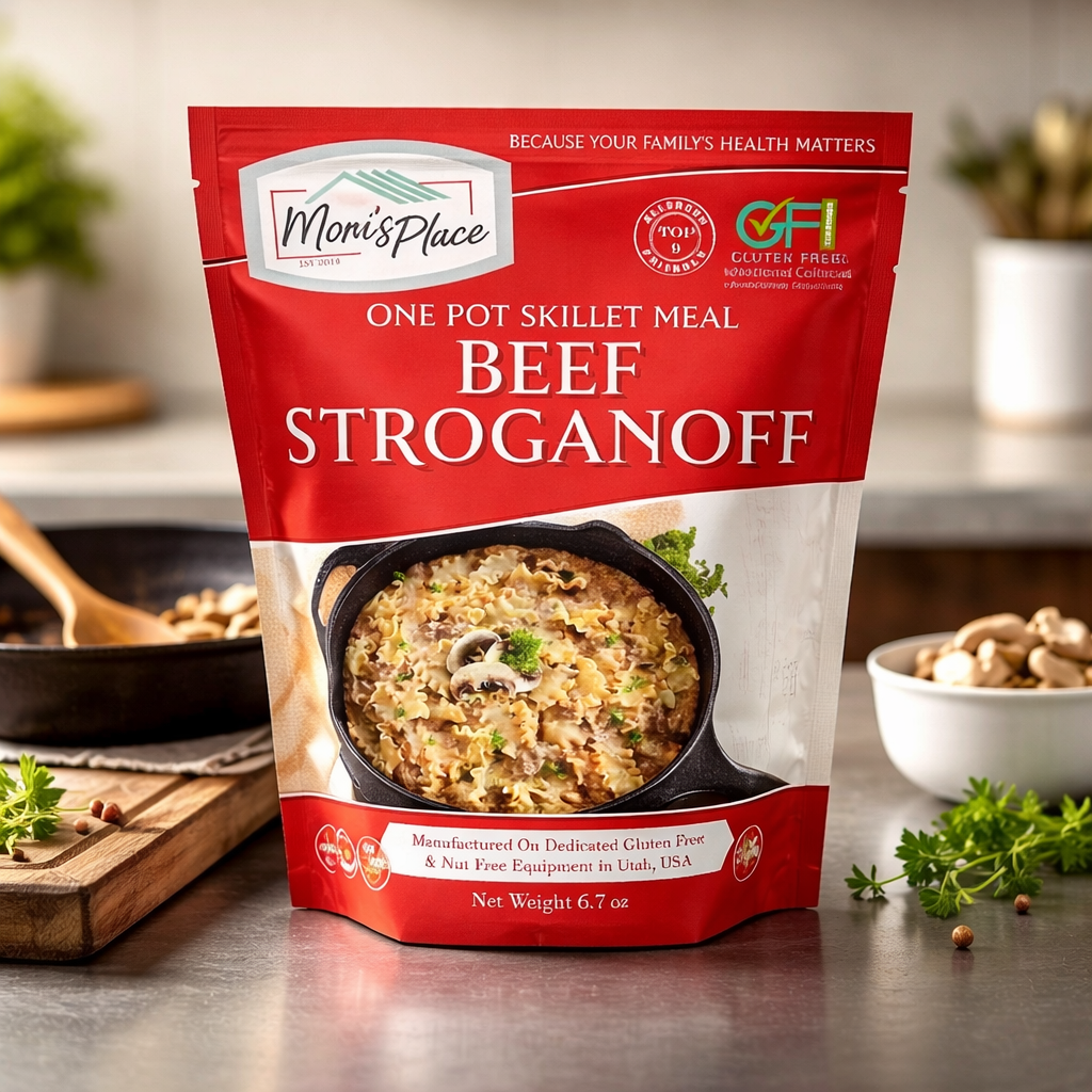 Mom's GLUTEN FREE Beef Stroganoff