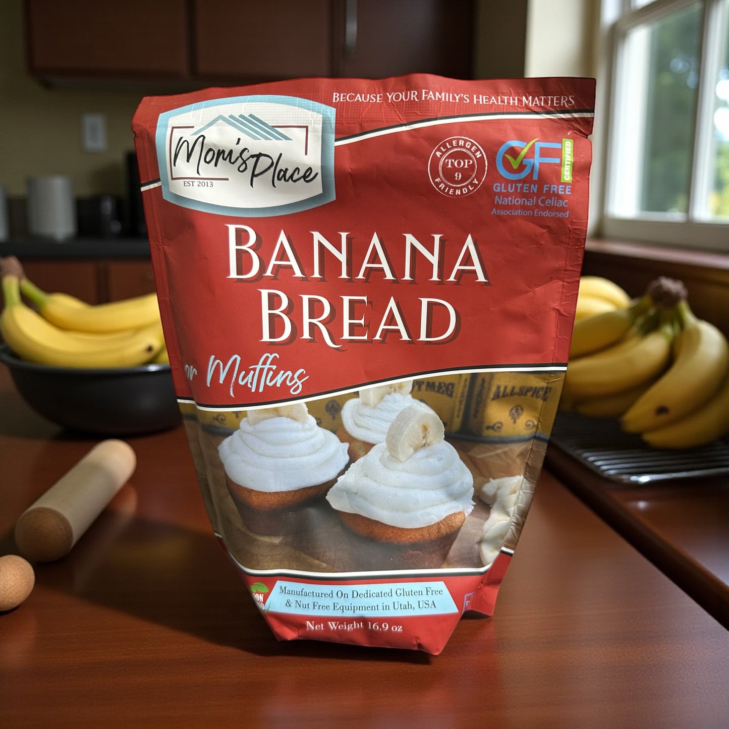 Mom's GLUTEN FREE Banana Bread Mix