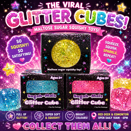 Sugah-Mals Glitter Cubes