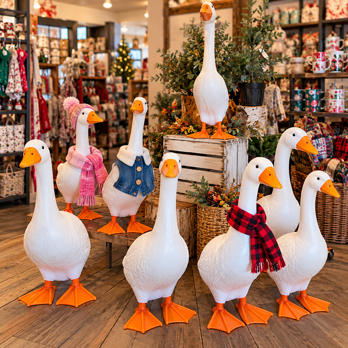 PORCH GOOSE *if you need SHIPPING instead of pick up please see description details.