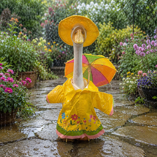 Porch Goose Outfit Yellow Raincoat
