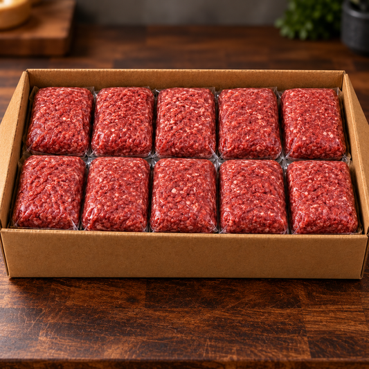 CASE Lean Ground Beef 4.54 kg (10 individual 454 g packages)