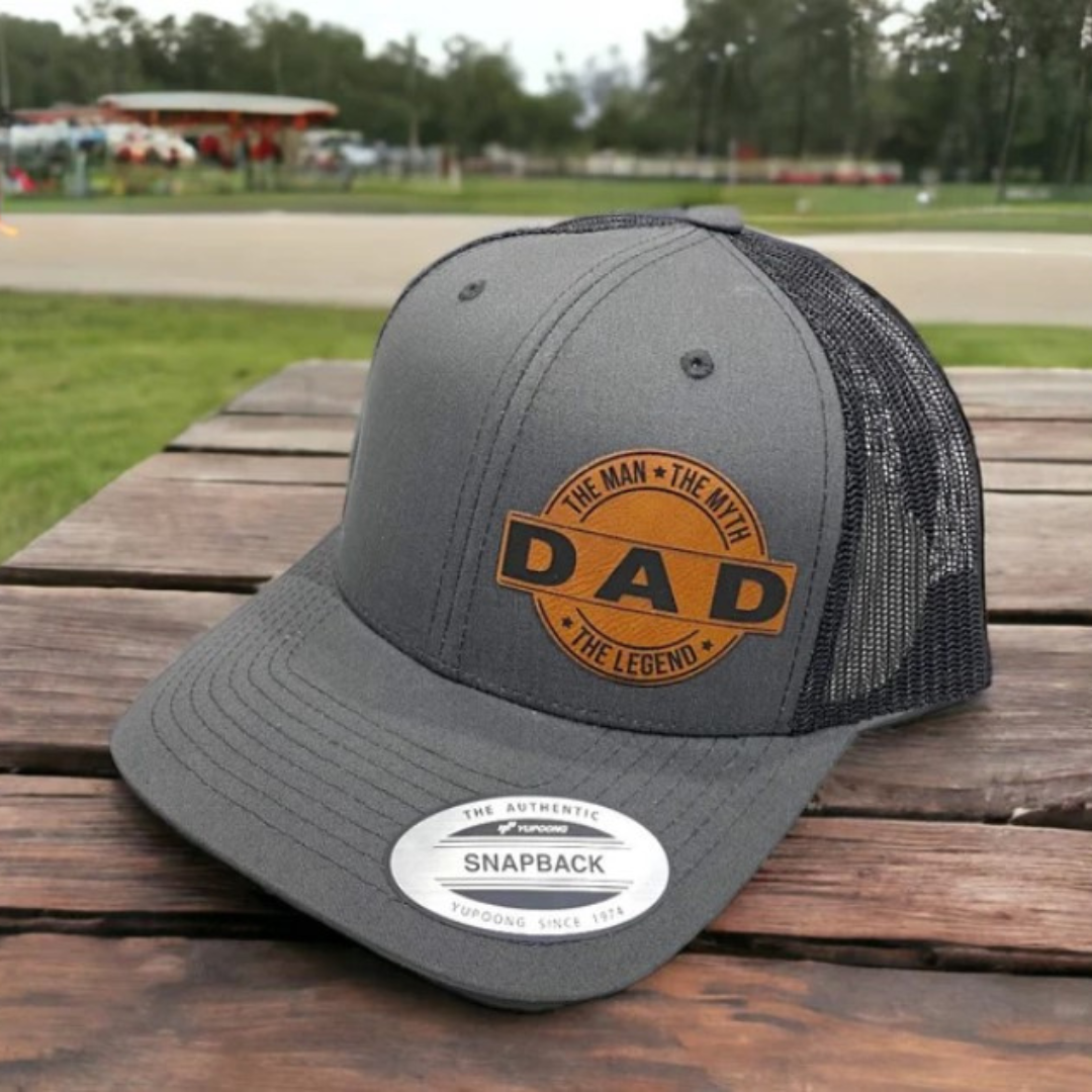 Leather Patch Hat Dad