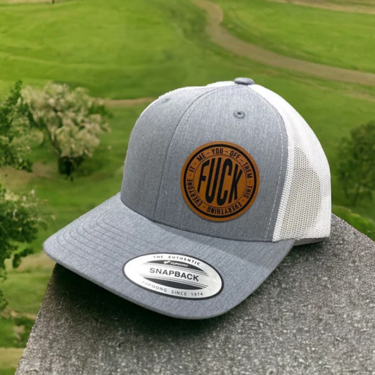 Leather Patch Hat Fuck
