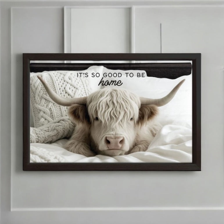 Its Good to be Home Highland Cow