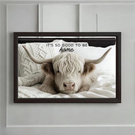 Its Good to be Home Highland Cow