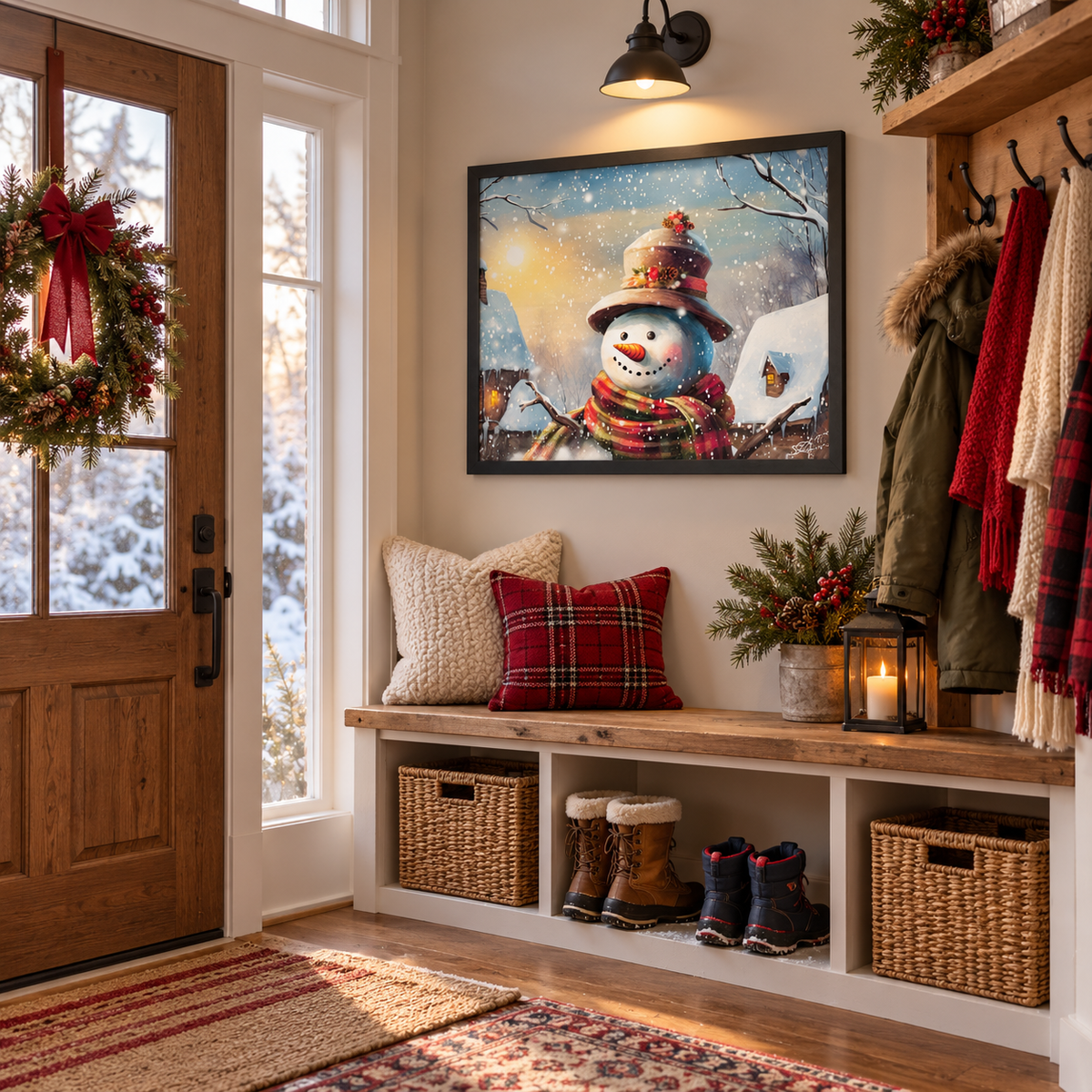 40% OFF Christmas Home Decor Picture Frosty