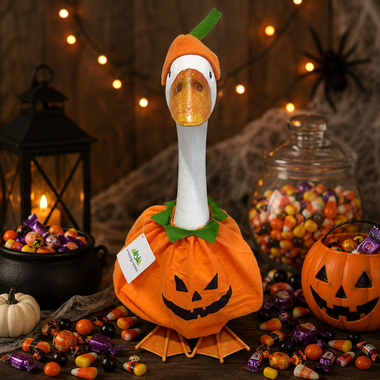 Porch Goose Outfit Pumpkin