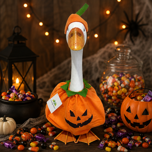 Porch Goose Outfit Pumpkin