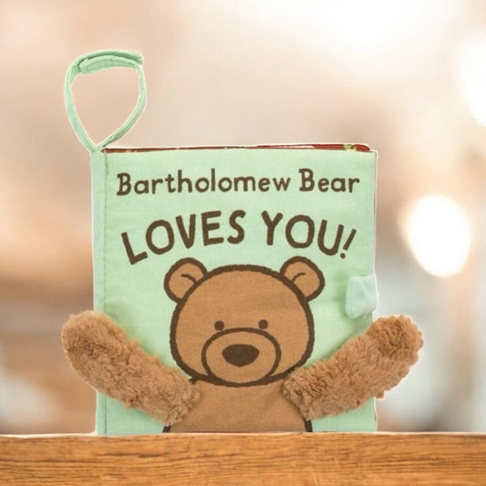 Jellycat Bartholomew Bear Loves You Book