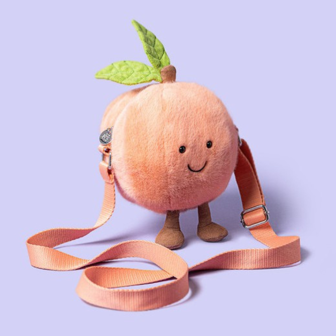Jellycat Peach Shoulder Bag