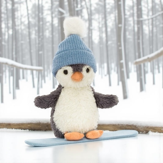 Jellycat Peter Penguin Snowboarding