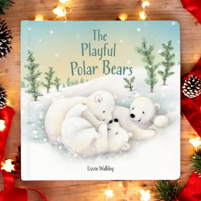 Jellycat Playful Polar Bears Book